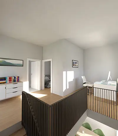 Modulbau Holz TinyHouse innen